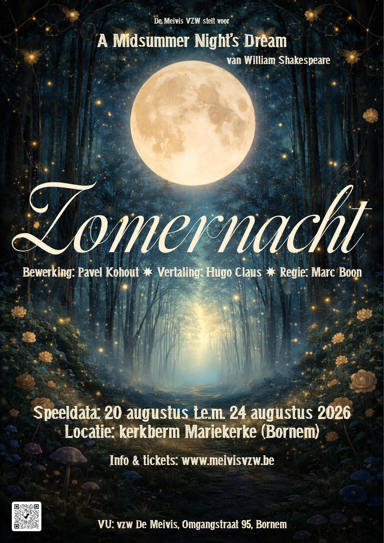 Zomernacht 2026 - vertoningen  20-21-22-23-24  augustus 2026 om20u30